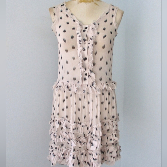 All Saints Deirdre Ruffle Dress size Small - Picture 2 of 9
